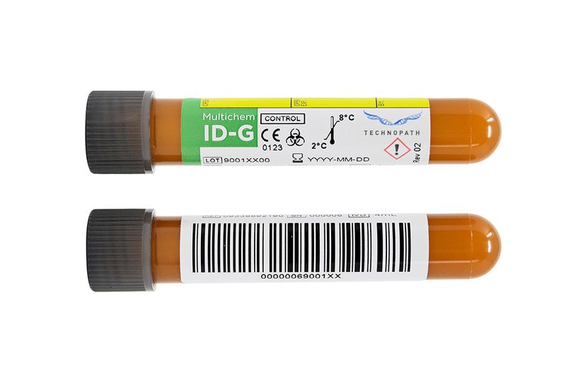 Multichem ID-B vial